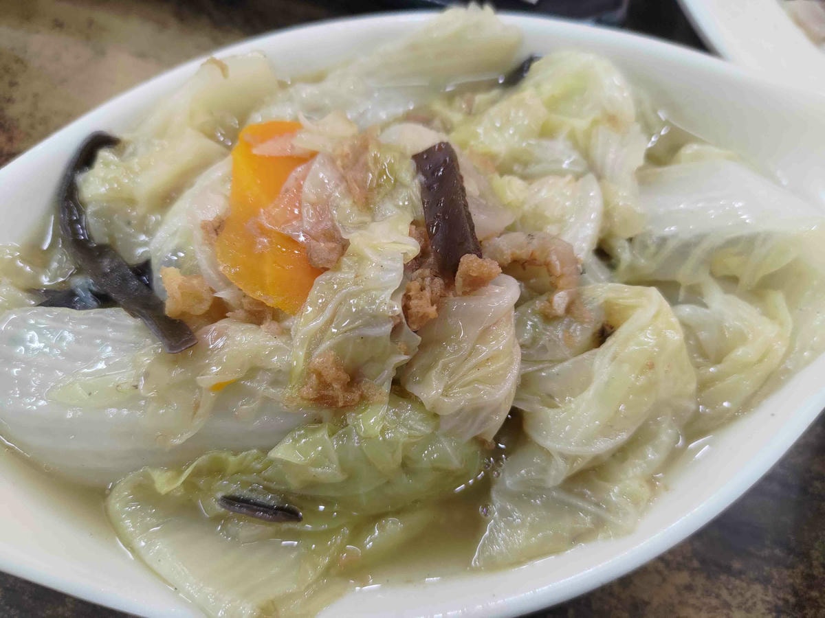 添丁切仔麵 滷白菜