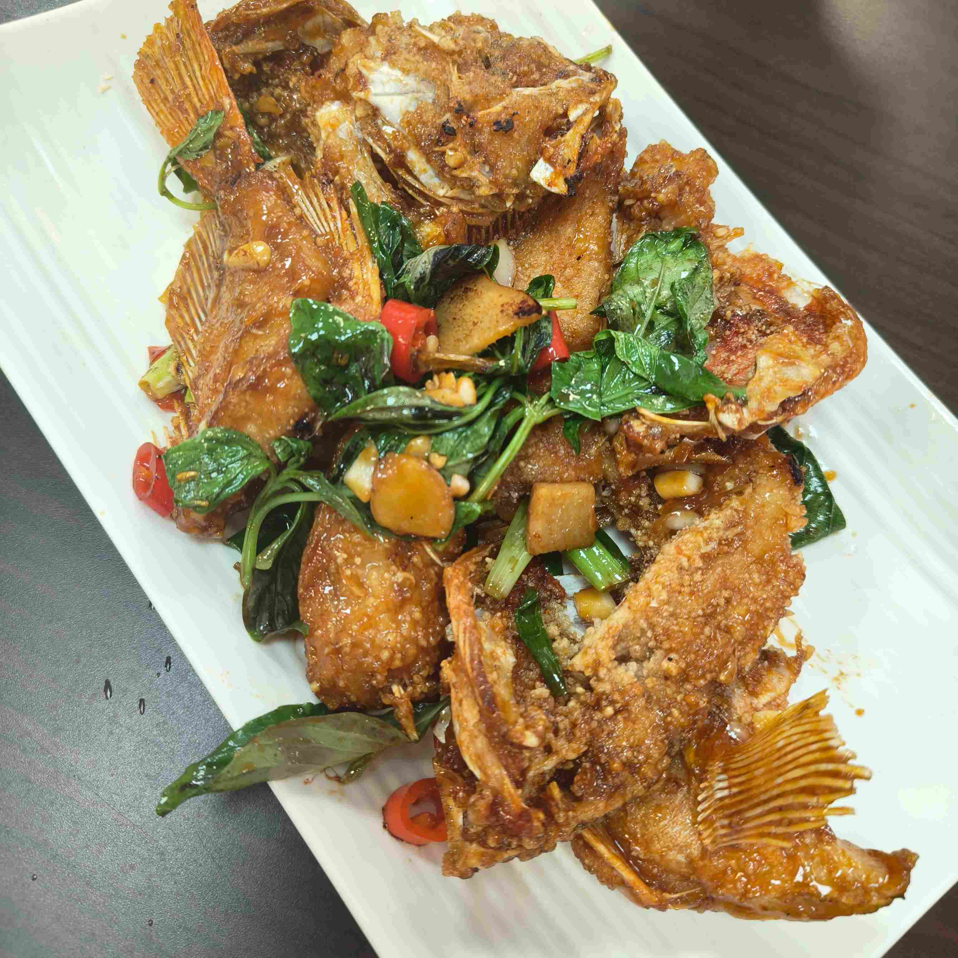 阿輝海產 三杯石狗公