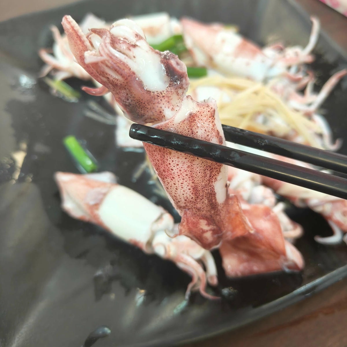 阿輝海產 川燙小卷